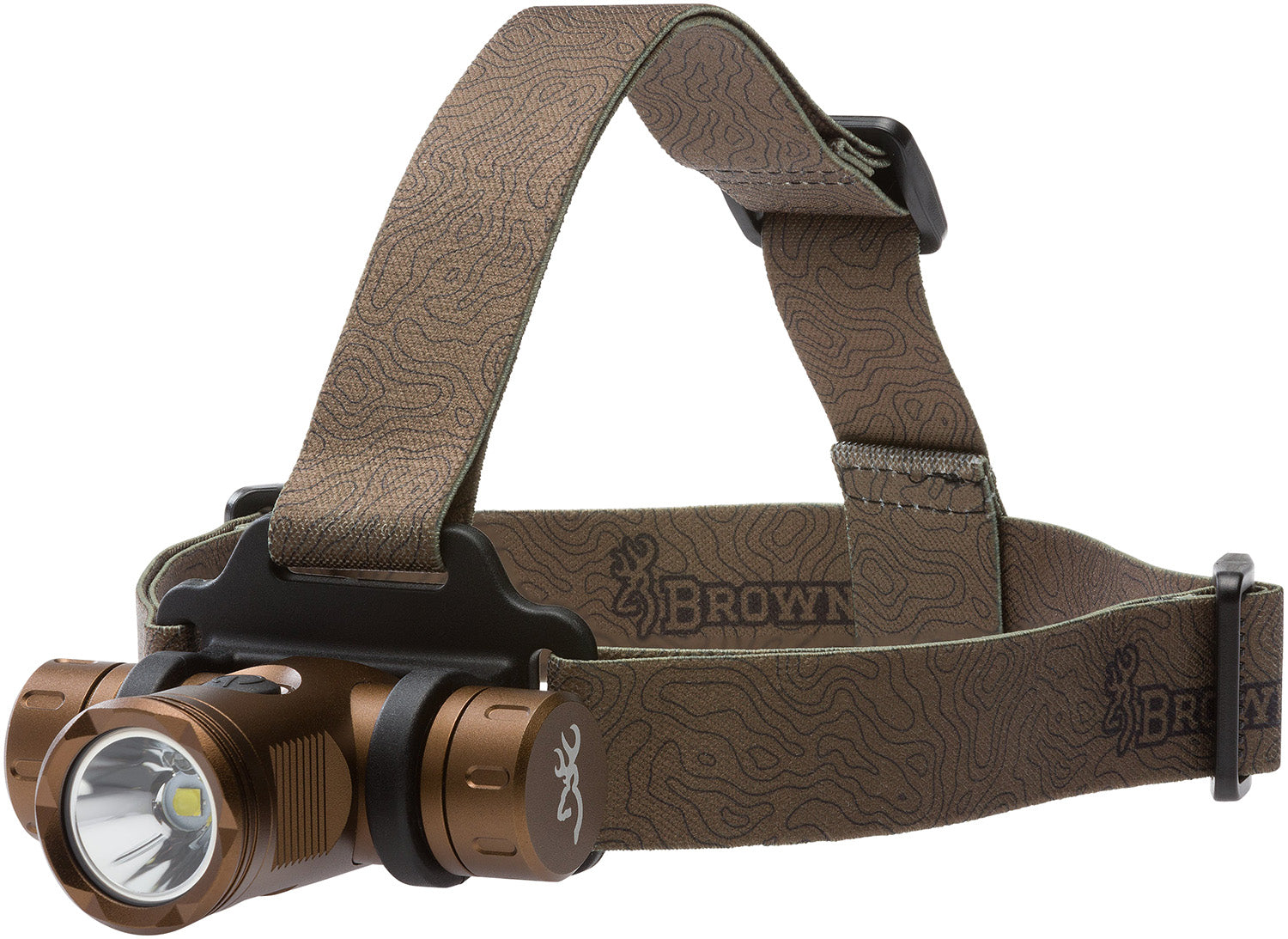Browning Blackout Elite Dual Fuel LED Headlamp Burnt Bronze 860 Lumen White/Green