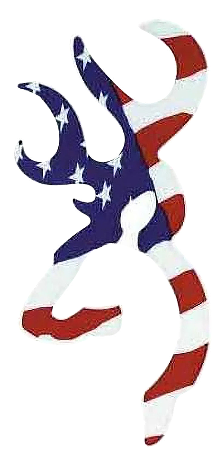Browning Buckmark Outdoor Decal UV-Resistant Vinyl Red/White/Blue 6" Sticker