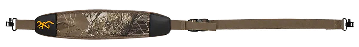 Browning Big Game Realtree Edge Camo Neoprene Rifle Sling Adjustable with Thumb Loop and Swivels