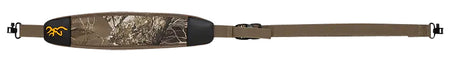 Browning Big Game Realtree Edge Camo Neoprene Rifle Sling Adjustable with Thumb Loop and Swivels