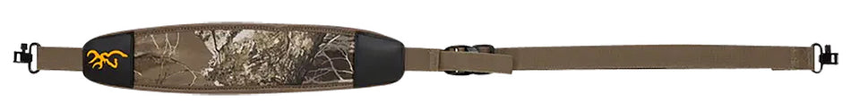 Browning Big Game Realtree Edge Camo Neoprene Rifle Sling Adjustable with Thumb Loop and Swivels