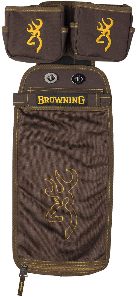 Browning Comp Series Brown Polyester Shell Pouch and Box Carrier with Metal Belt Clips