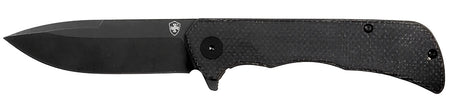Templar Knife Paladin 3.27" Folding Drop Point D2 Steel Blade, Black Micarta Linerlock Handle with Pocket Clip