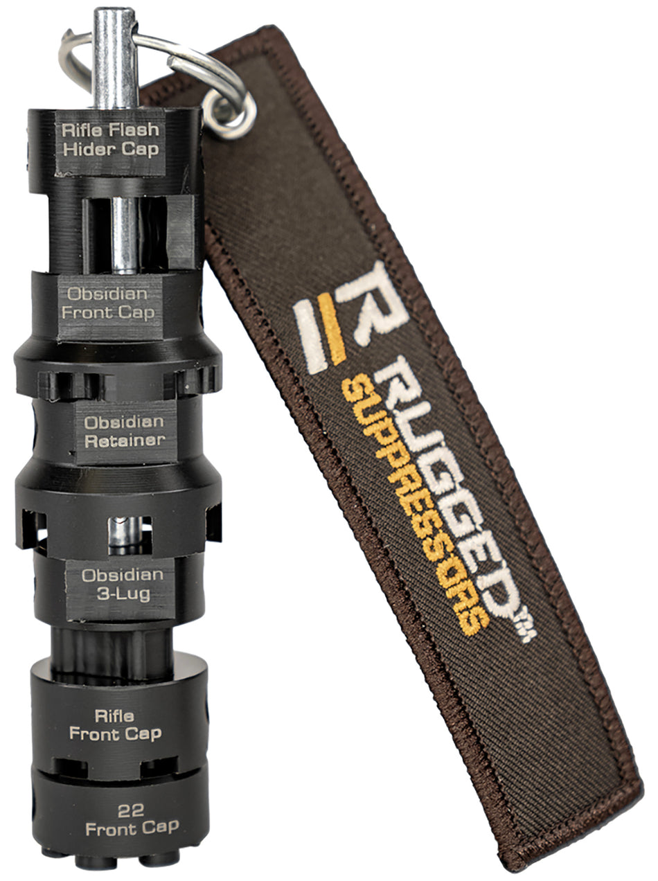 Rugged Suppressors Totem Tool RTK001 Six-Function Multi-Tool for Rugged Suppressor Maintenance