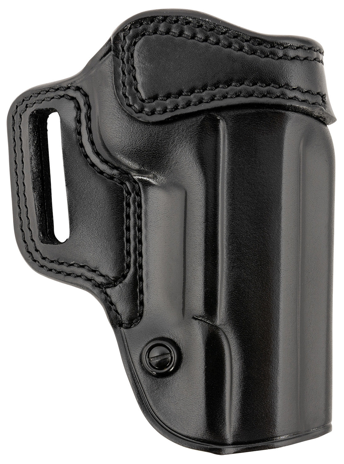 Galco Avenger Belt Slide OWB Leather Holster Black Fits 1911 5" Right Hand Draw