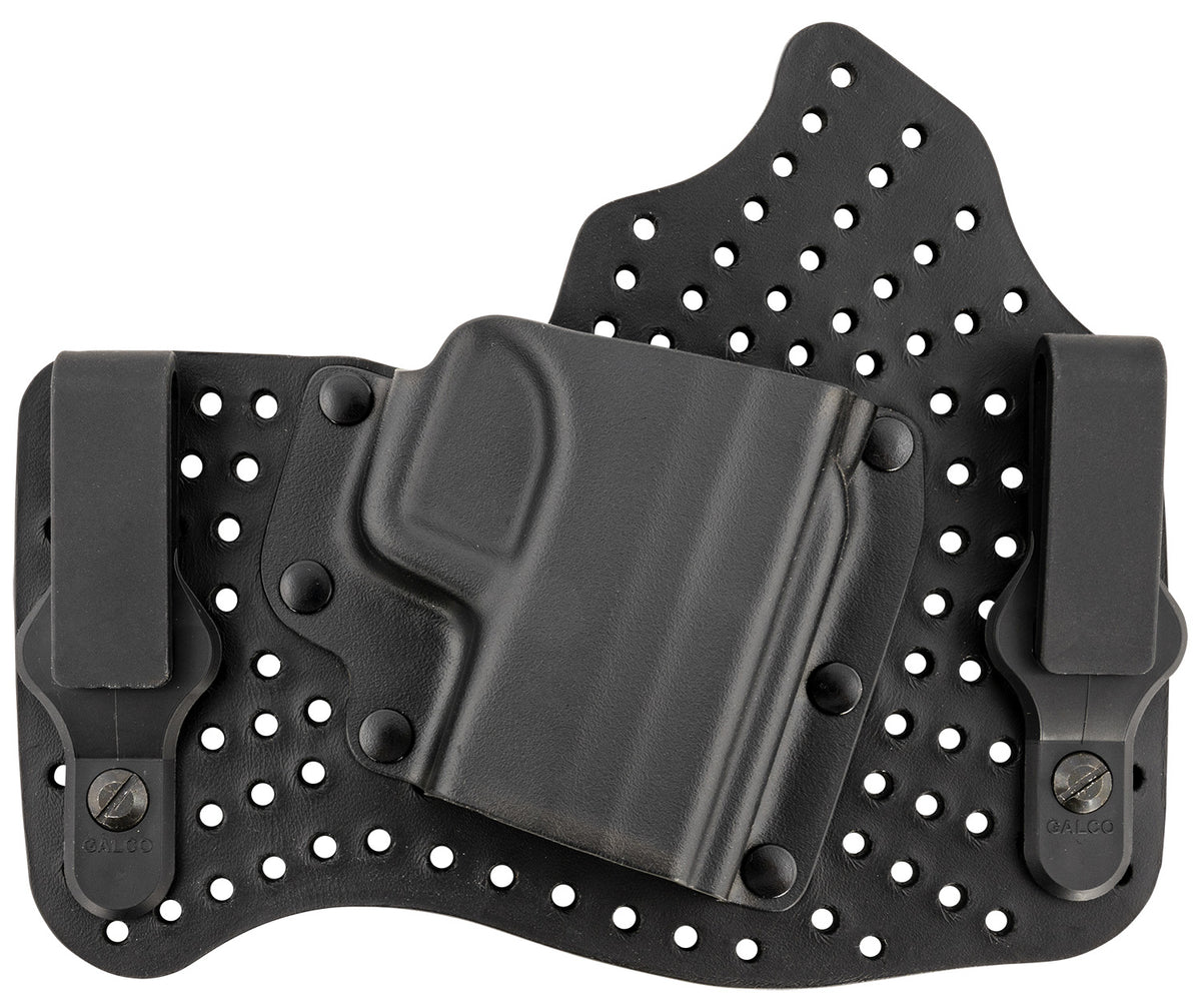 Galco KingTuk Air Ventilated IWB Holster Black Kydex Leather Springfield XDS 3.30" Right Hand