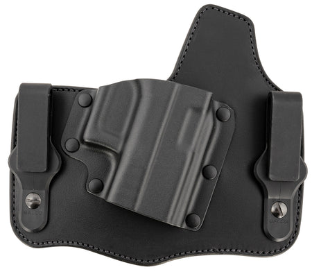 Galco KingTuk Deluxe Tuckable IWB Leather Kydex Holster Black Fits Glock 43 Right Hand