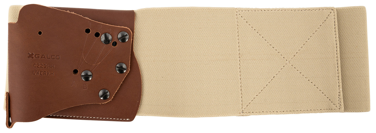 Galco UnderWraps Elite Concealed Carry Belly Band Khaki Small