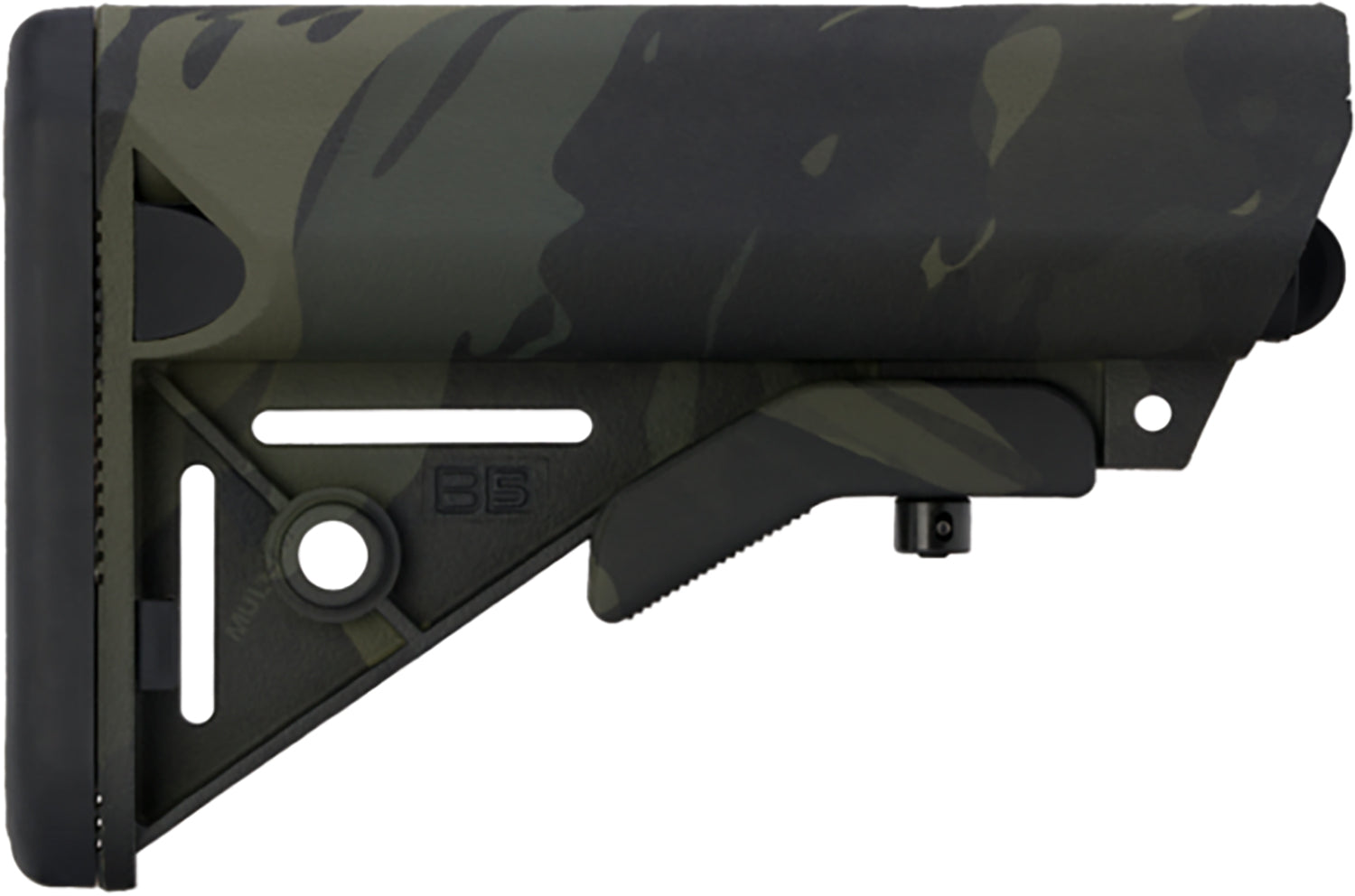 B5 Systems Enhanced SOPMOD AR Mil-Spec Buttstock Black Multi-Cam Synthetic