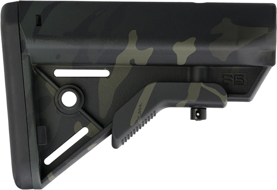 B5 Systems Bravo AR Mil-Spec Buttstock Black Multi-Cam Synthetic