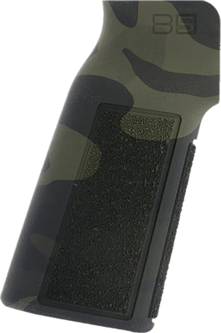 B5 Systems Type 22 P-Grip Aggressive Textured Polymer Pistol Grip for AR Rifles Black Multi-Cam