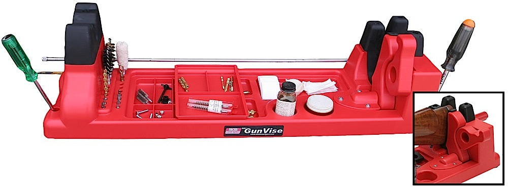 MTM Case-Gard GV30 Rifle Shotgun Gun Vise Red Chemical Resistant Plastic