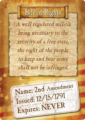 Rivers Edge 12"x17" Weatherproof Embossed Tin Sign Bill of Rights
