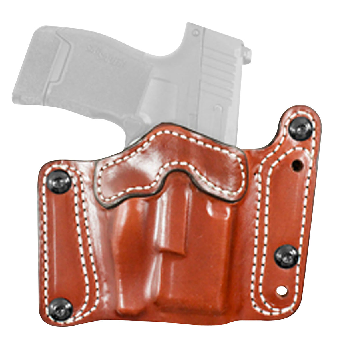 DeSantis 194TJ1LZ0 Variable 194 Ambidextrous OWB Tan Leather Holster Glock 19/19X/23/32/45