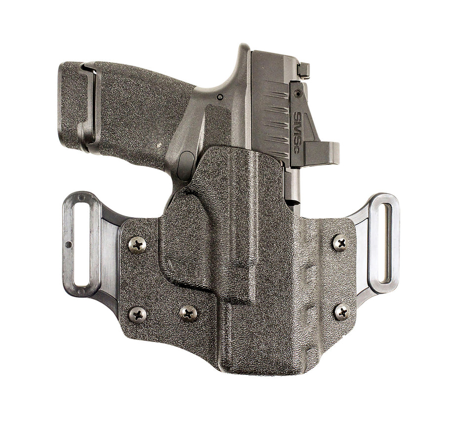 DeSantis 195KA0XZ0 Veiled Partner Right Hand OWB Black Kydex Holster Springfield Echelon