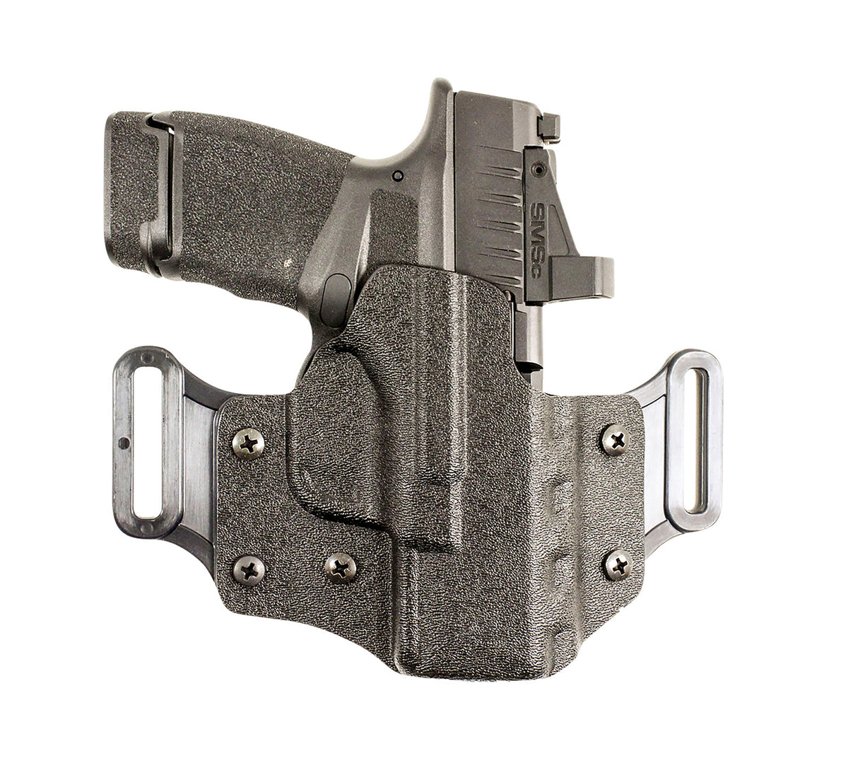 DeSantis 195KA8HZ0 Veiled Partner Right Hand OWB Black Kydex Holster Sig P320C/P250C