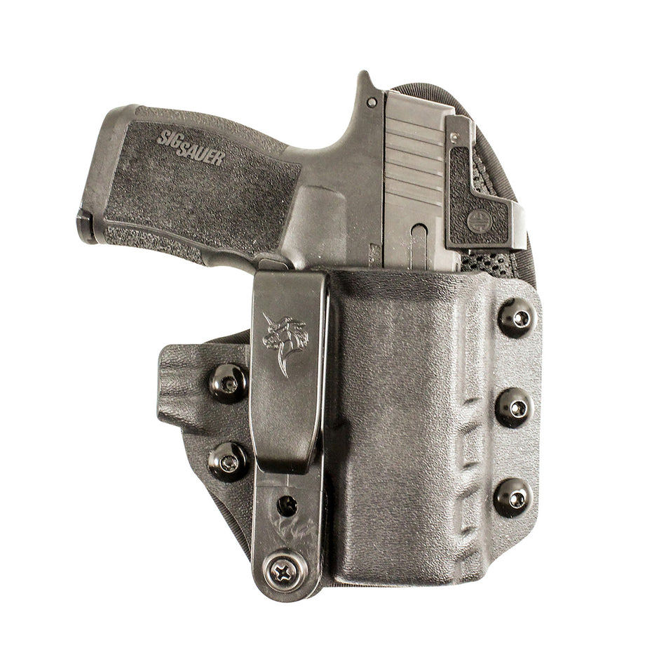 DeSantis 206KA6RZ0 Uni-Tuk Right Hand IWB Black Kydex Holster Springfield Hellcat OSP