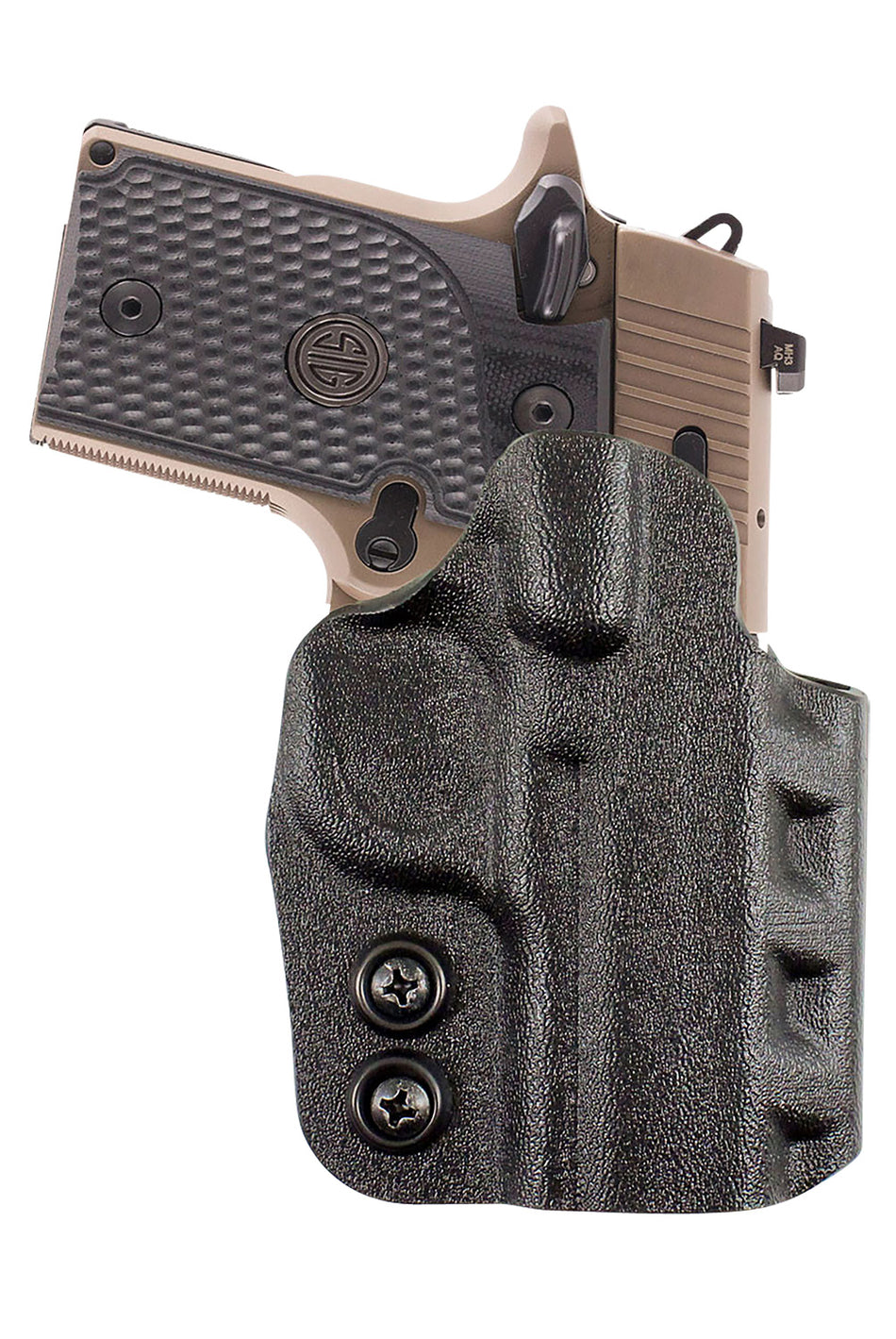 DeSantis D94KA5PZ0 Cazzuto Right Hand OWB Black Kydex Paddle Holster FN 509/509 Tactical/509C