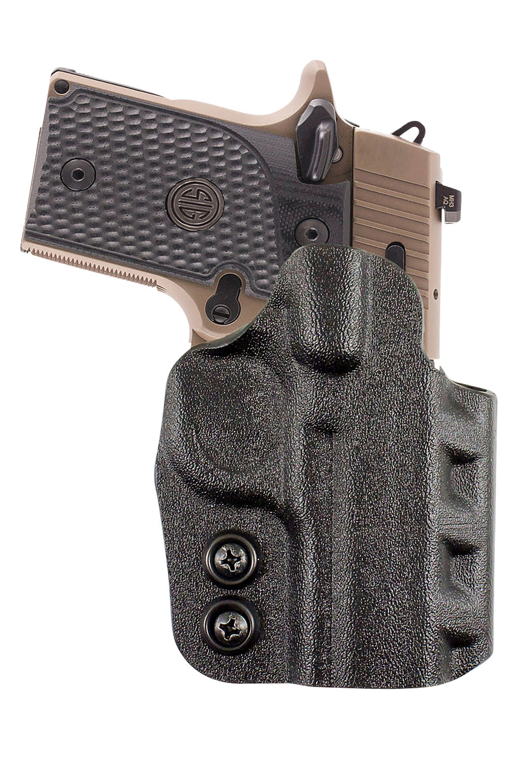 DeSantis Cazzuto Black Kydex OWB Paddle Holster Glock 17/17 Gen5/22/31 RH