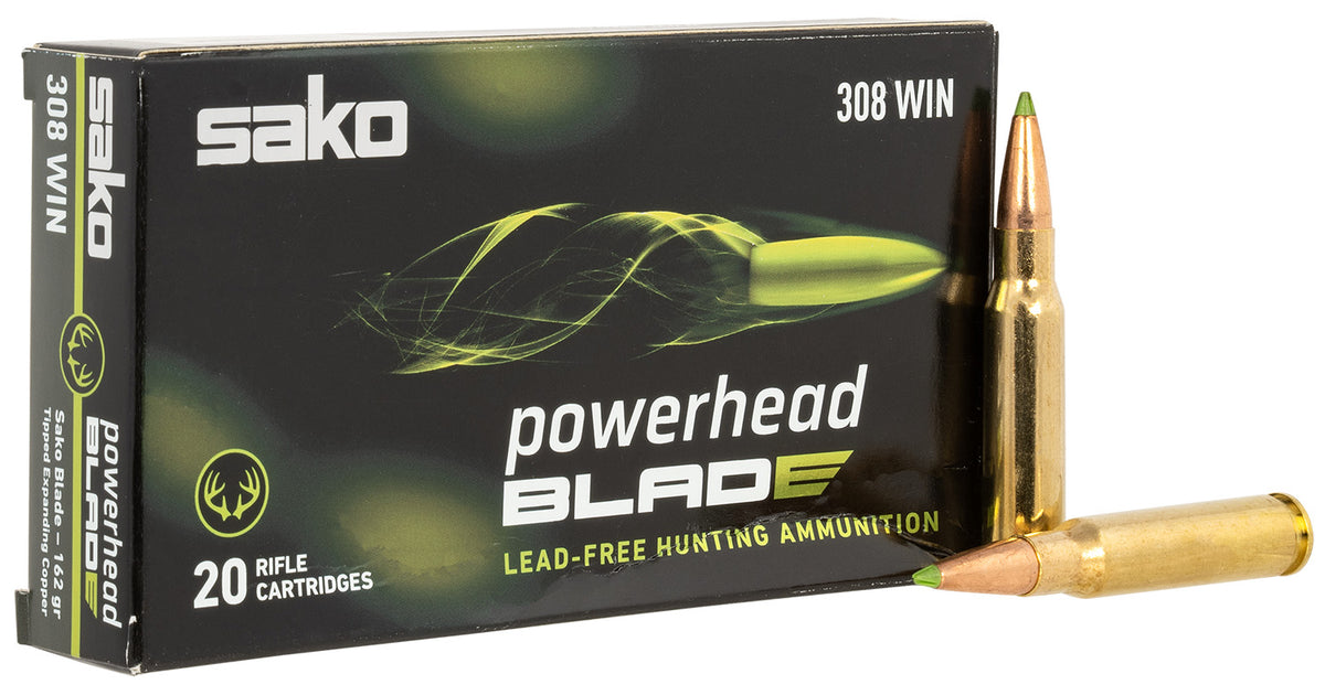 Sako PowerHead Blade Tipped Expanding Copper 162 Grain .308 Win / 7.62x51mm