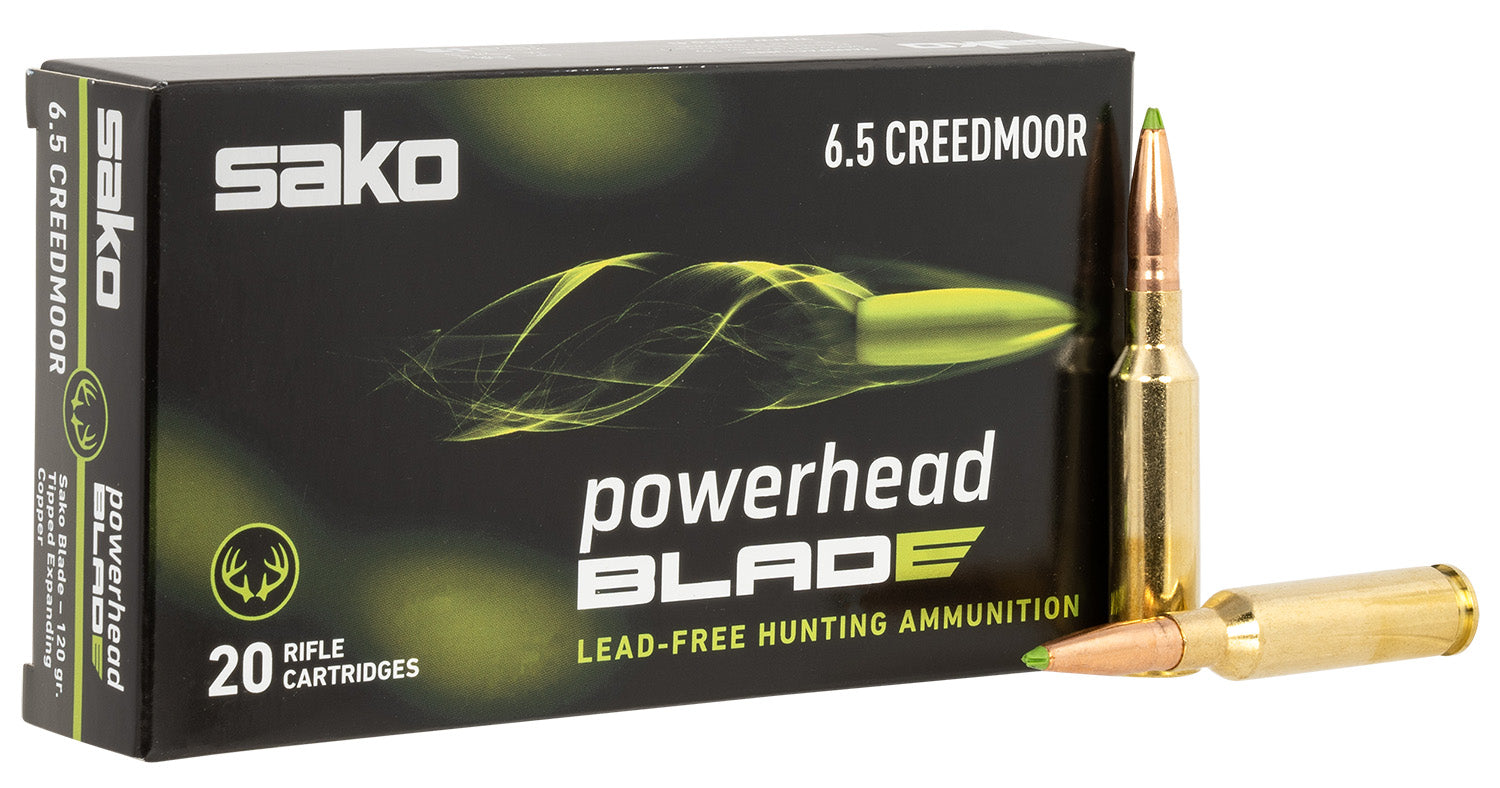 Sako PowerHead Blade Tipped Expanding Copper 120 Grain 6.5mm Creedmoor