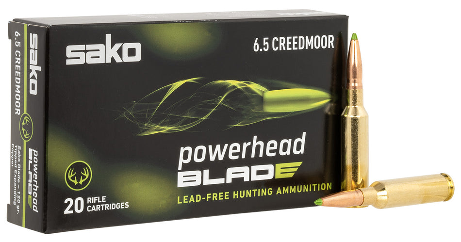 Sako PowerHead Blade Tipped Expanding Copper 120 Grain 6.5mm Creedmoor
