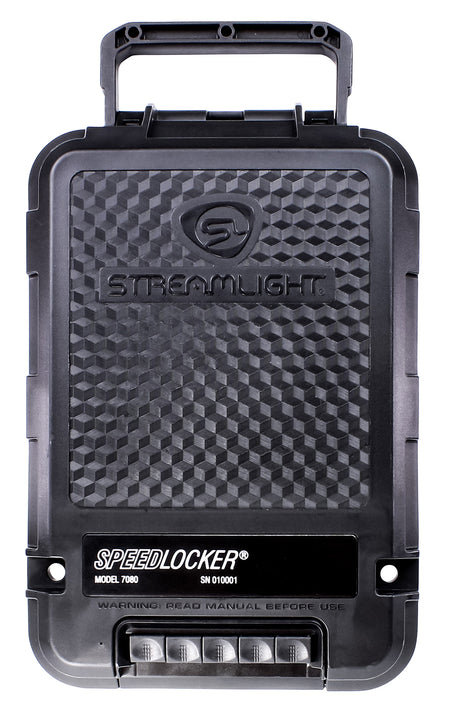 Streamlight SpeedLocker 59000 Portable Locking Case Black High-Impact Polypropylene
