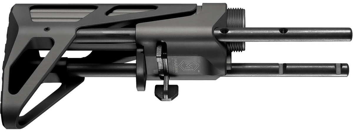 Maxim Defense CQB Gen 7 4-Position AR-15 Collapsible Stock with Buffer & Tube, Black Anodized Aluminum