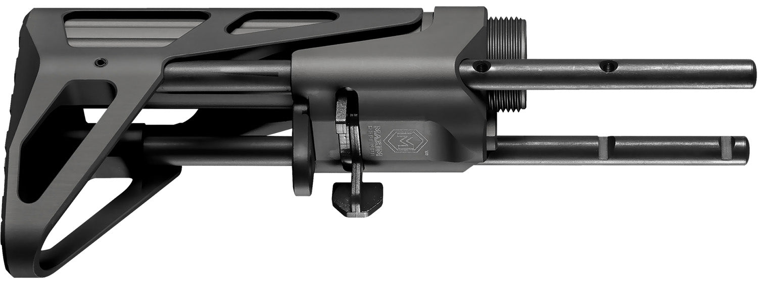 Maxim Defense CQB Gen 7 4-Position AR-15 Collapsible Stock with Buffer & Tube, Black Anodized Aluminum