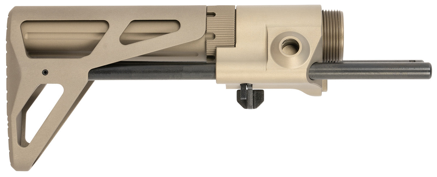 Maxim Defense Combat Carbine Stock CCS Gen 6, Flat Dark Earth, AR-15 Platform, 3-Position, Buffer Tube Included