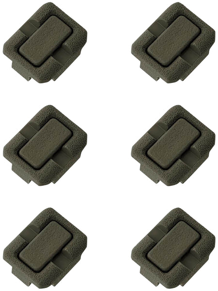 Magpul MAG1296-ODG M-LOK Wire Control Kit OD Green 6-Piece Cable Management Assemblies
