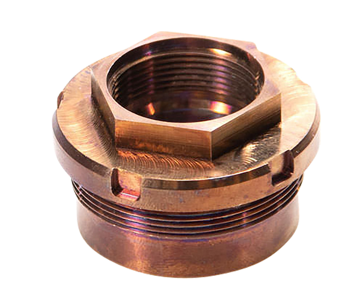 Q LLC Omega XL Plan-B 17-4 Stainless Copper Suppressor Taper Mount 1.375"-24 for Cherry Bomb XL