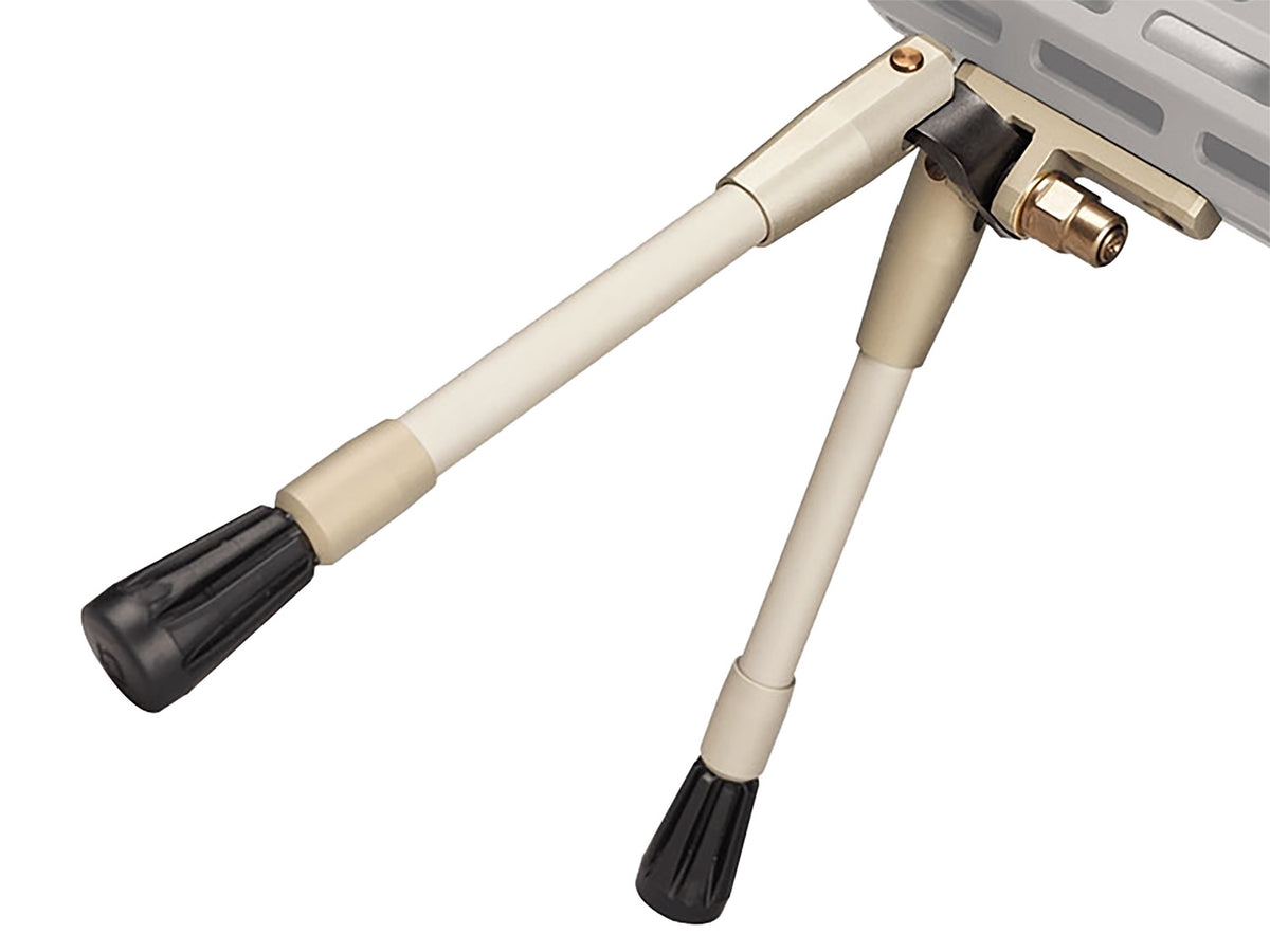 Q Kickstand Bipod, Stainless Steel Construction, M-LOK Compatible, 7.06"-9.50" Vertical Adjustment, 15 Degree Tilt