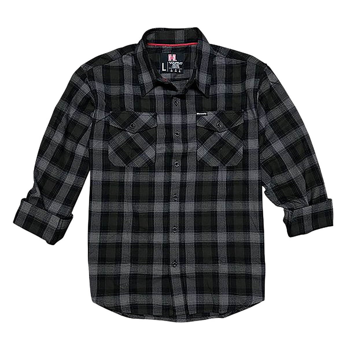 Hornady Gear 32215 Olive/Black/Gray Flannel Shirt 2XL Relaxed Fit
