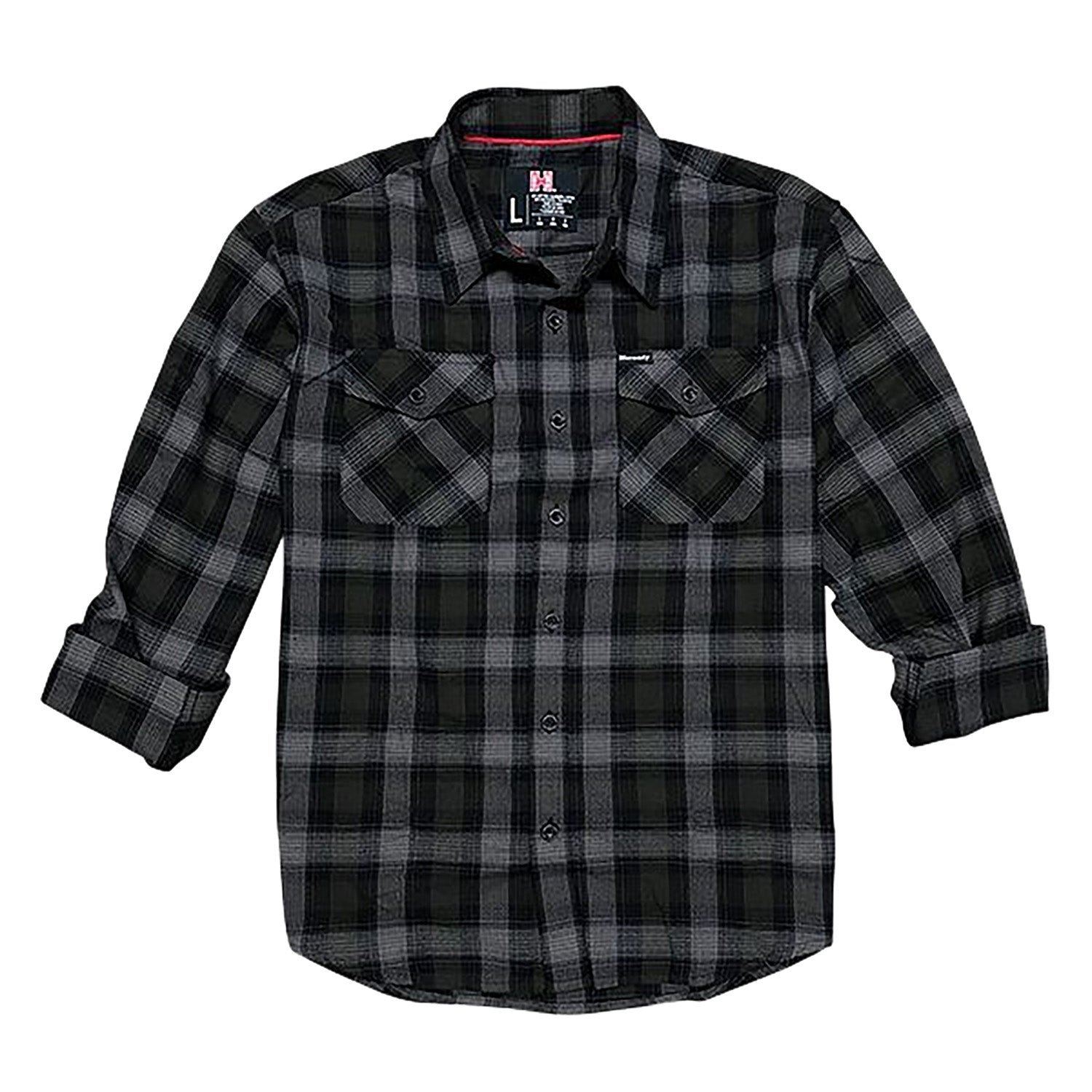 Hornady Gear 32215 Olive/Black/Gray Flannel Shirt 2XL Relaxed Fit