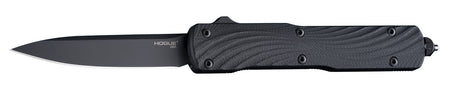 Hogue 34870 Counterstrike OTF 3.35" Drop Point Plain Blade, CPM 20V Black PVD, Aluminum/G10 Handle & Glass Breaker