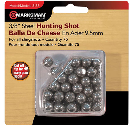 Marksman 3138 Slingshot Steel Ammo 3/8" 250 Rounds