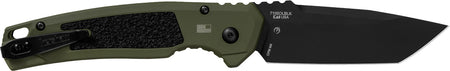 Kershaw Launch 16 Automatic Tanto Pocket Knife 3.45" CPM M4 Steel Blade, Olive Cerakote Aluminum Handle