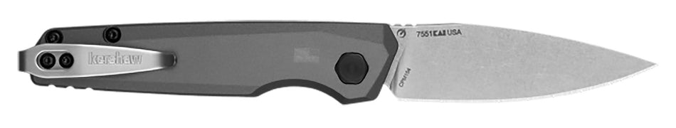 Kershaw Launch 18 Lightweight Automatic Pocket Knife 2.79" CPM 154 Spear Point Blade, Gray Aluminum Handle