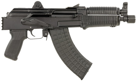 Arsenal SAM7K55 SAM7K 7.62x39mm 30+1 8.50" Black Steel Threaded Barrel, Polymer Handguards, Black Aluminum Forged & Milled Receiver, Mounted 1913 Picatinny Rail, Black Polymer Grips