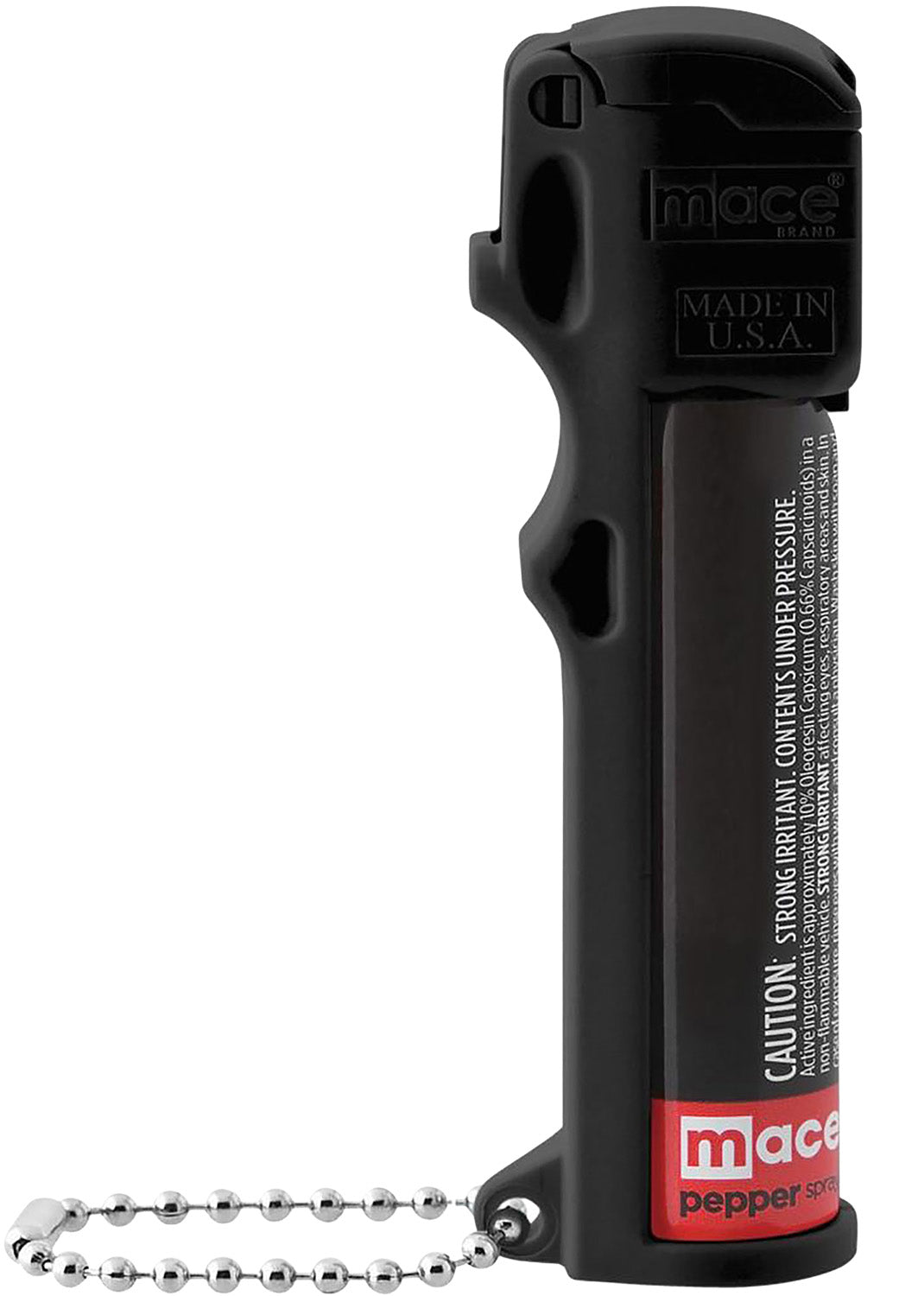 Mace Personal Pepper Spray 80725 Black with Keychain 12 ft Reach