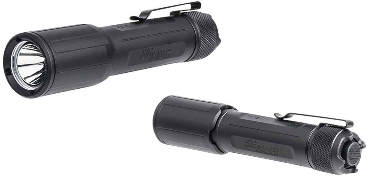 Sig Sauer Foxtrot-EDC Full-Size Black High-Output Handheld Light 1350 Lumens FlexCore