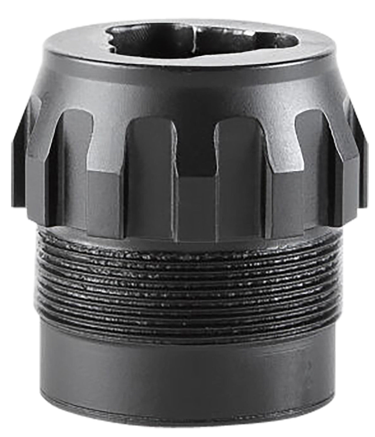 Dead Air DA444 Stainless Steel 3-Lug P-Series Adapter Black for Primal Wolfman or Ghost 45 Suppressors
