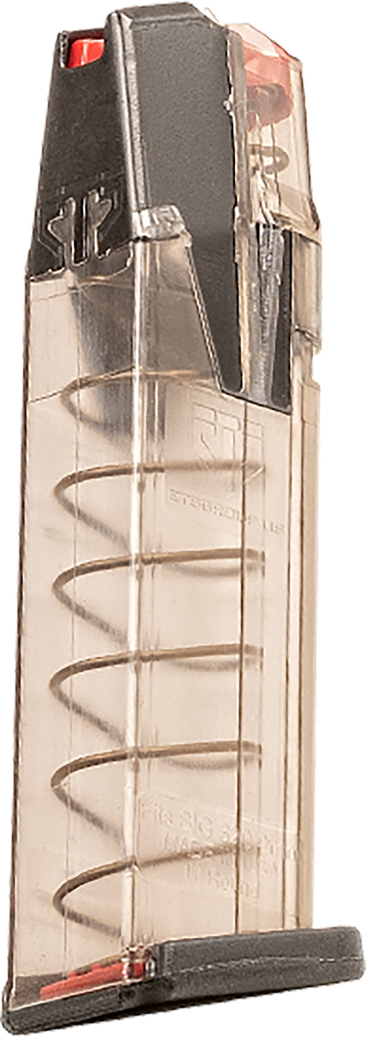 ETS Group Omega 17-Round 9mm Pistol Magazine Fits Sig P320 Translucent Smoke