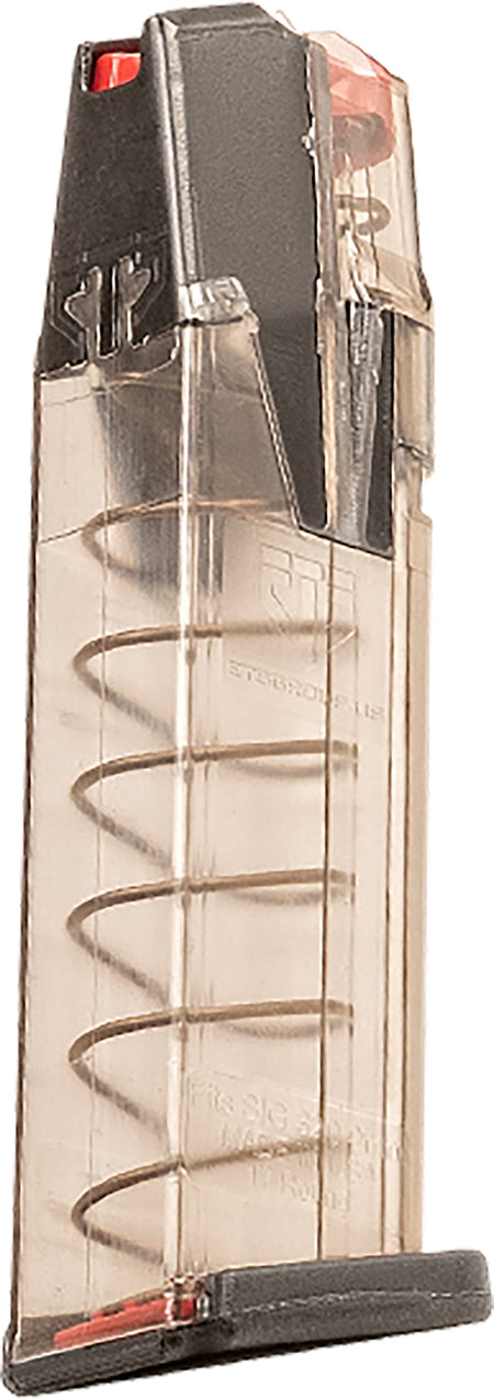 ETS Group Omega 17-Round 9mm Pistol Magazine Fits Sig P320 Translucent Smoke