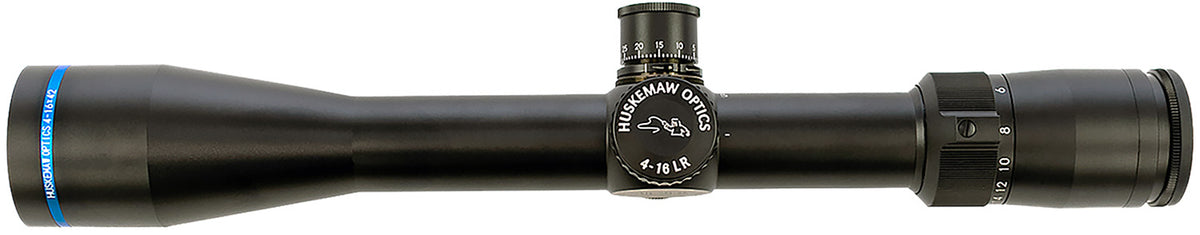 Huskemaw 10416BD Blue Diamond 4-16x42mm 30mm Riflescope HuntSmart Reticle Black Finish