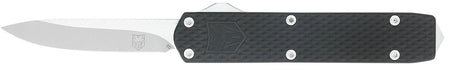 CobraTec Knives Mini Mamba Gen II 2.25" OTF Plain Stonewashed D2 Steel Blade Black Handle
