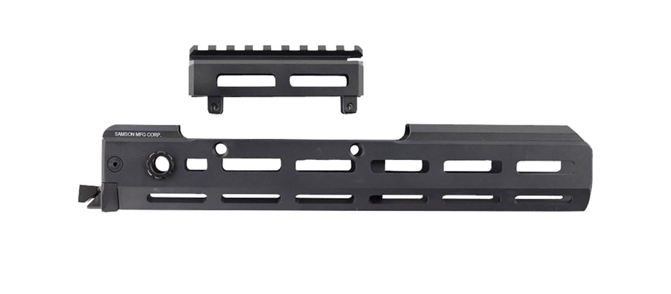 Samson 010404101 K-Rail AK-47 M-LOK Handguard Black Anodized Integrated QD Point 0 MOA No Gunsmithing