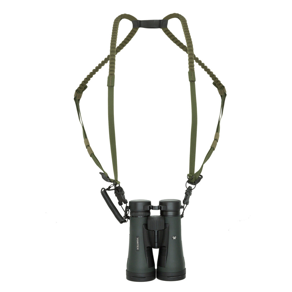 Elevation Green/Black Dual Bino Harness for Hunting