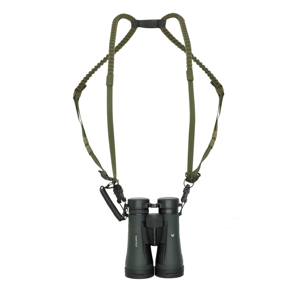 Elevation Green/Black Dual Bino Harness for Hunting